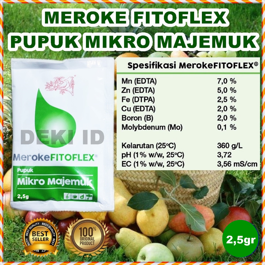 Jual Fitoflex Meroke Gram Kemasan Kecil Sachet Pupuk Mikro Majemuk