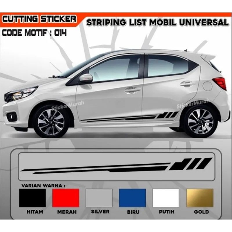 Jual Cutting Sticker Mobil Honda Brio Stiker Mobil Brio Cutting Sticker