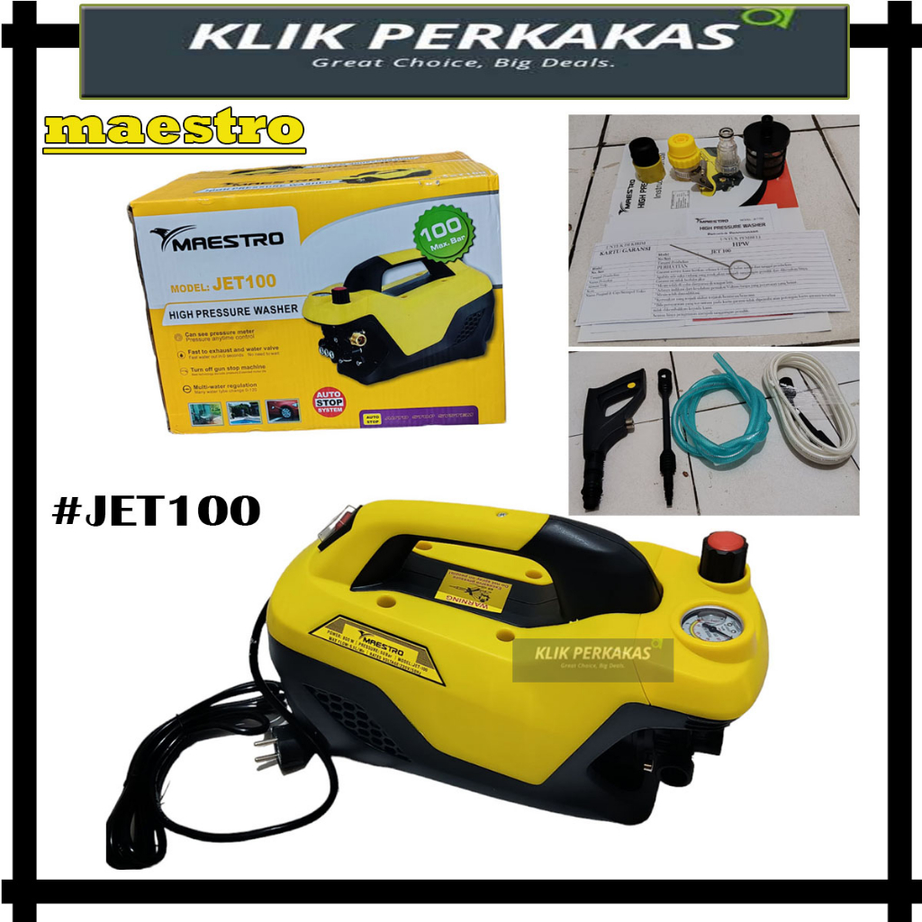 Jual Mesin Steam Cuci Motor Mobil High Pressure Cleaner Maestro Jet