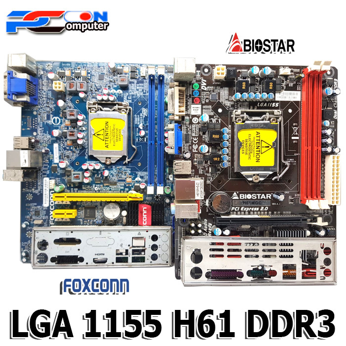 Jual Mainboard Mobo Intel Soket Lga H Onboard Foxconn Ddr