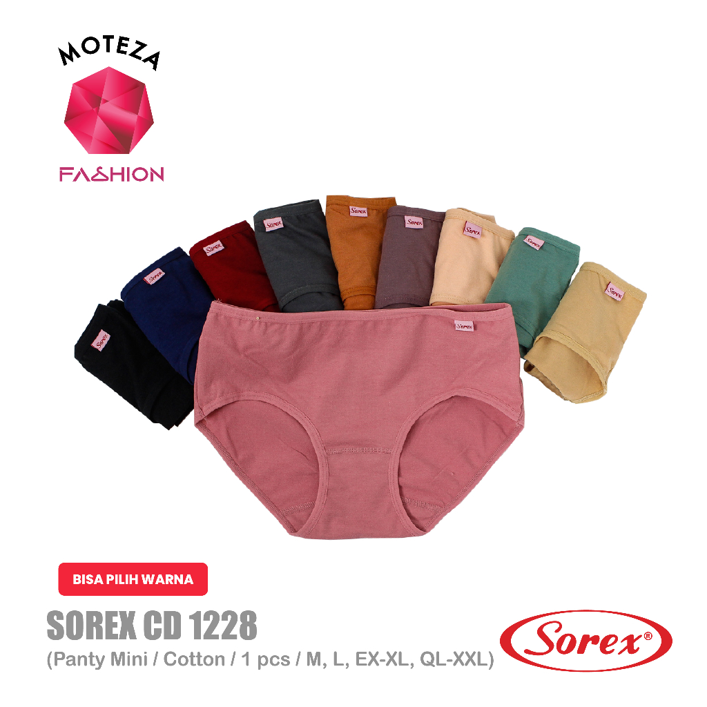 Jual Sorex Cd Celana Dalam Wanita Midi Panty Katun Soft