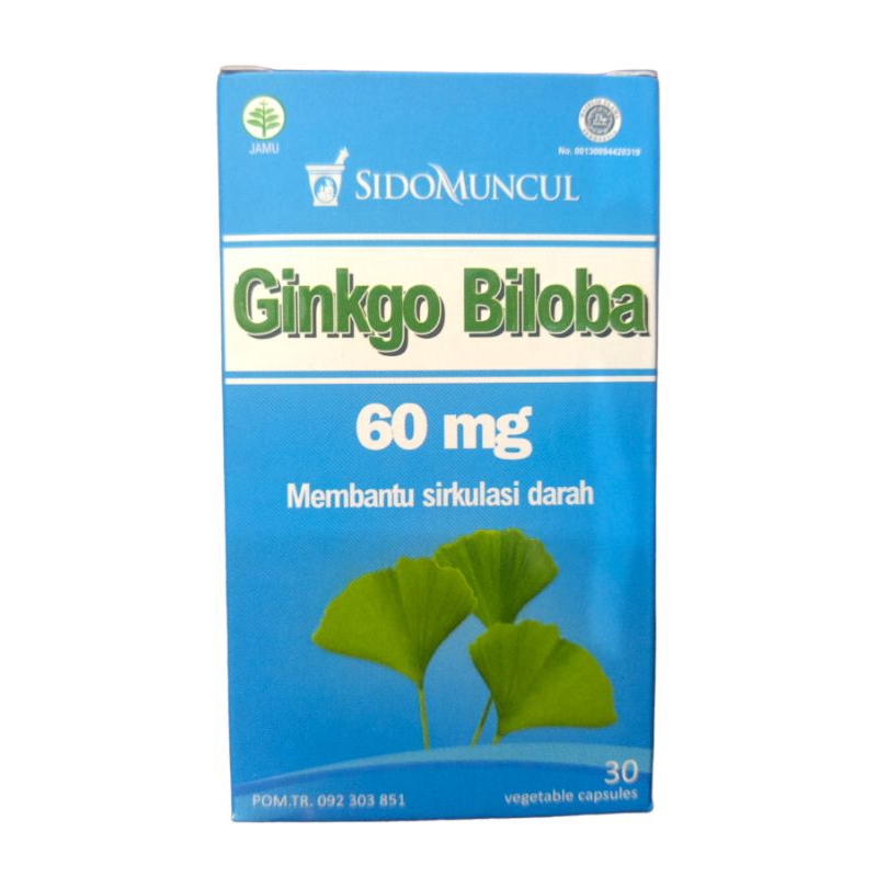 Jual Ginkgo Biloba 60mg Isi 30 Kapsul Shopee Indonesia