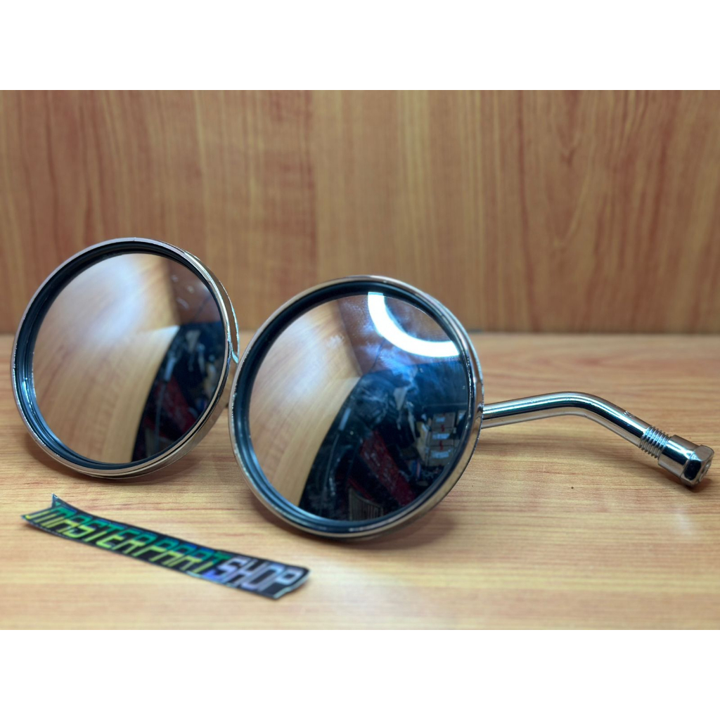 Jual SPION RETRO BULAT CLASSIC DRAT HONDA KACA CEMBUNG SEPION KLASIK CB