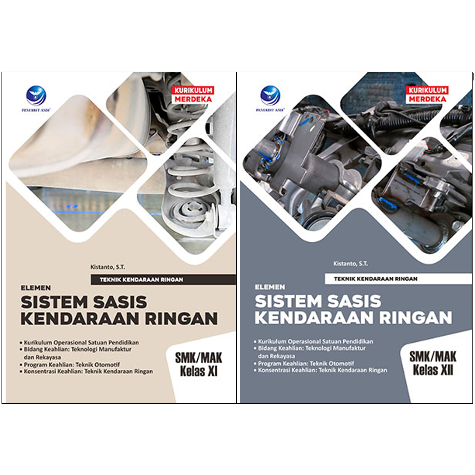 Jual Buku Teknik Kendaraan Ringan Elemen Sistem Sasis Kendaraan