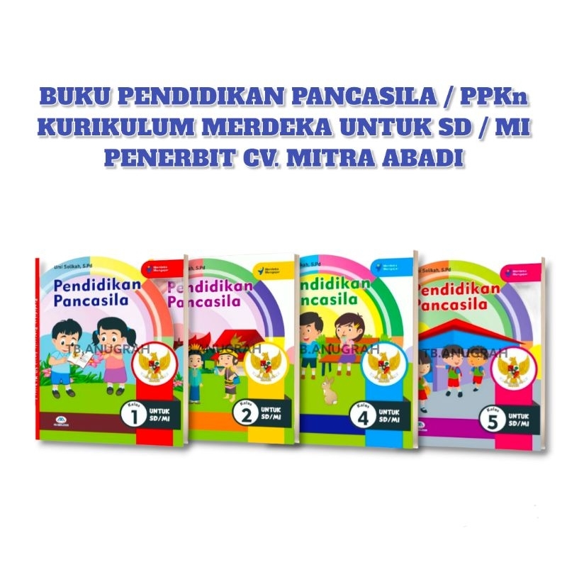 Jual Buku Pendidikan Pancasila Ppkn Sd Mi Kelas