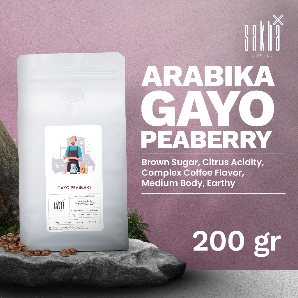 Jual Kopi Lanang Arabika Peaberry Arabica Gayo Aceh Specialty Coffee