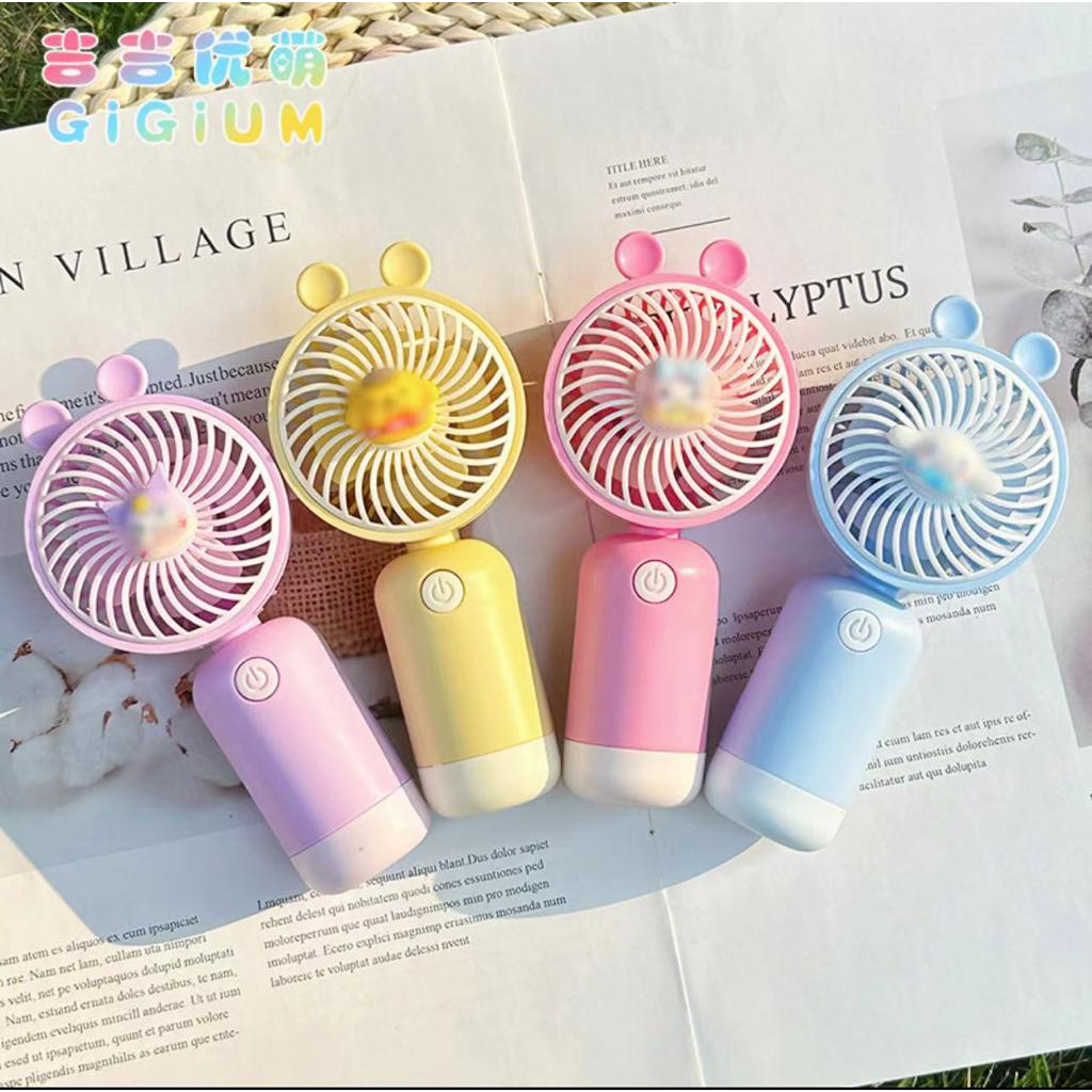 Jual Kipas Angin Sanrio Portable Fan Elektrik Fan Kipas Mini Kuromi