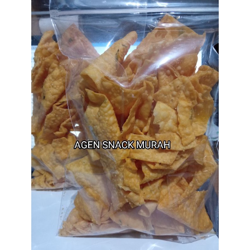 Jual Keripik Pangsit Bawang Gr Kg Kue Bawang Keripik Bawang