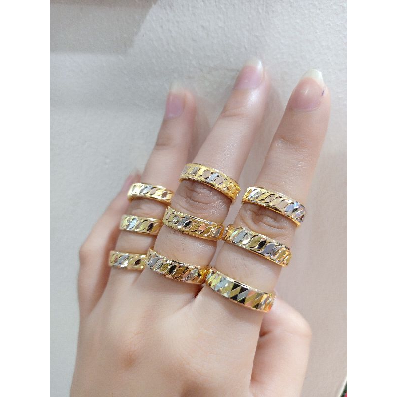 Jual Cincin Mata Satu Mewah Emas Asli Tokomaskingscibarusah Shopee