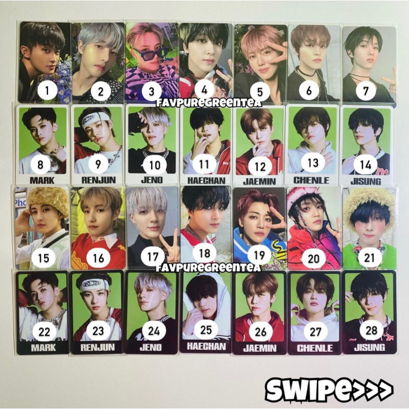 Jual Nct Dream Agit Tc Istj Photocard Official Mark Renjun Jeno