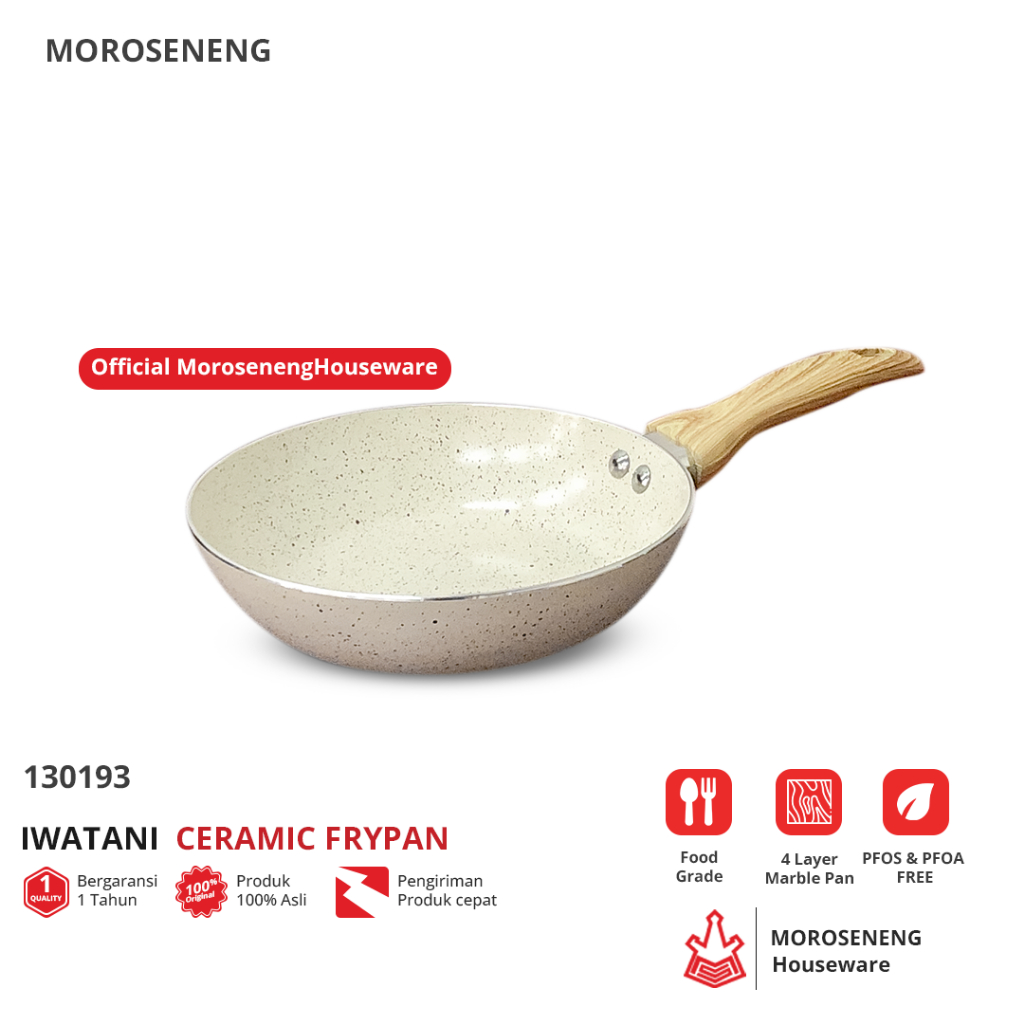 Jual Iwatani Frypan Ceramic Anti Lengket Shopee Indonesia