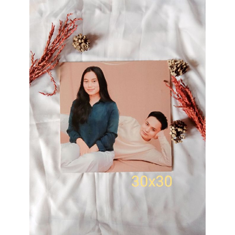 Jual CETAK FOTO CUSTOM MEDIA KAYU MDF UKURAN 30X30 COCOK UNTUK HIASAN