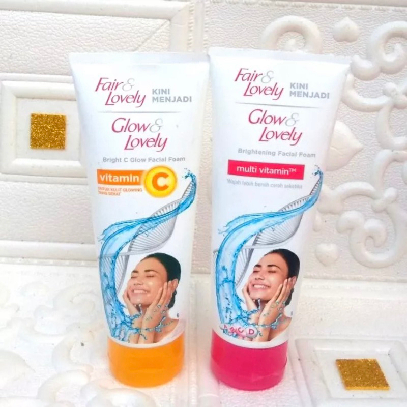 Jual Fair And Lovely Facial Foam Multi Vitamin Pink Vitamin C