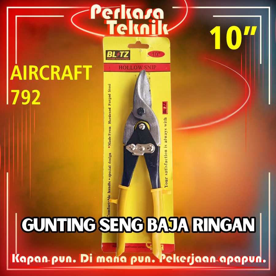 Jual Blitz Gunting Seng Lurus Gunting Hollow Baja Ringan Aircraft