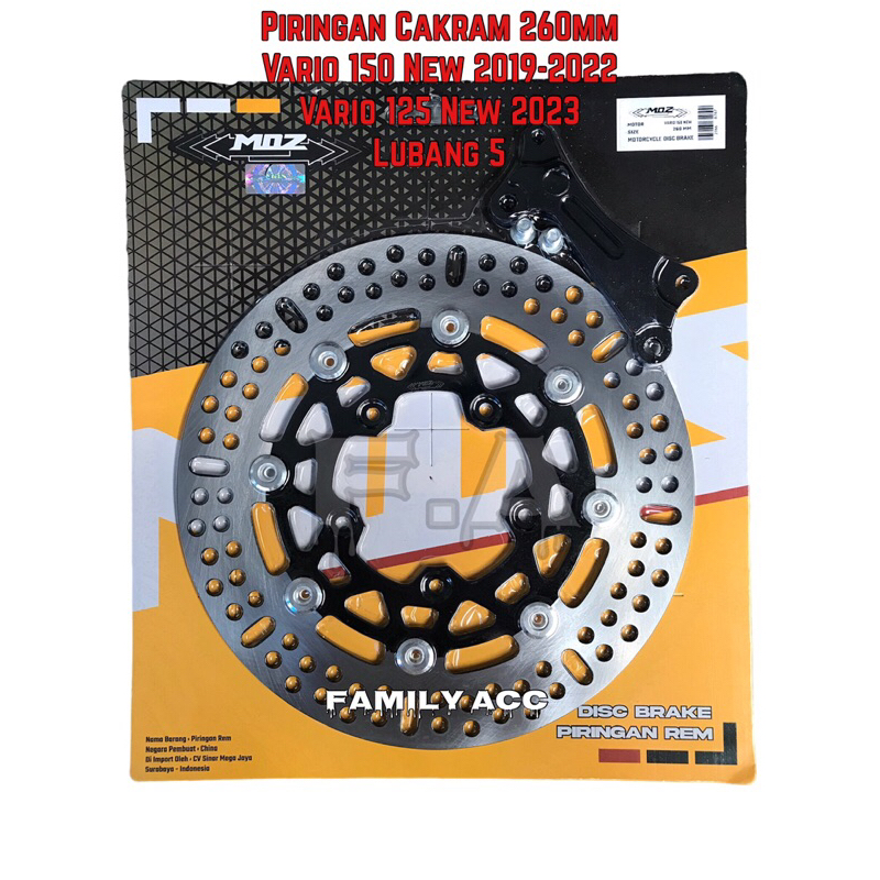 Jual New Piringan Cakram Disc 260MM Vario 125 150 New Model Ktc Moz