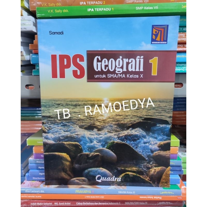 Jual Buku Ips Geografi Sma Ma Kelas X Kurikulum Merdeka Quadra Shopee