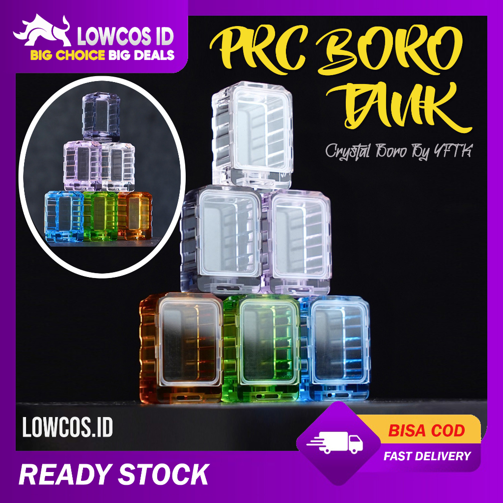 Jual Prc Crystal Boro Tank Transparant By Yftk Shopee Indonesia