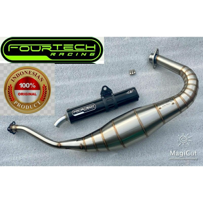 Jual Knalpot Racing 100 Original FOURTECH Racing COBRA And NON COBRA