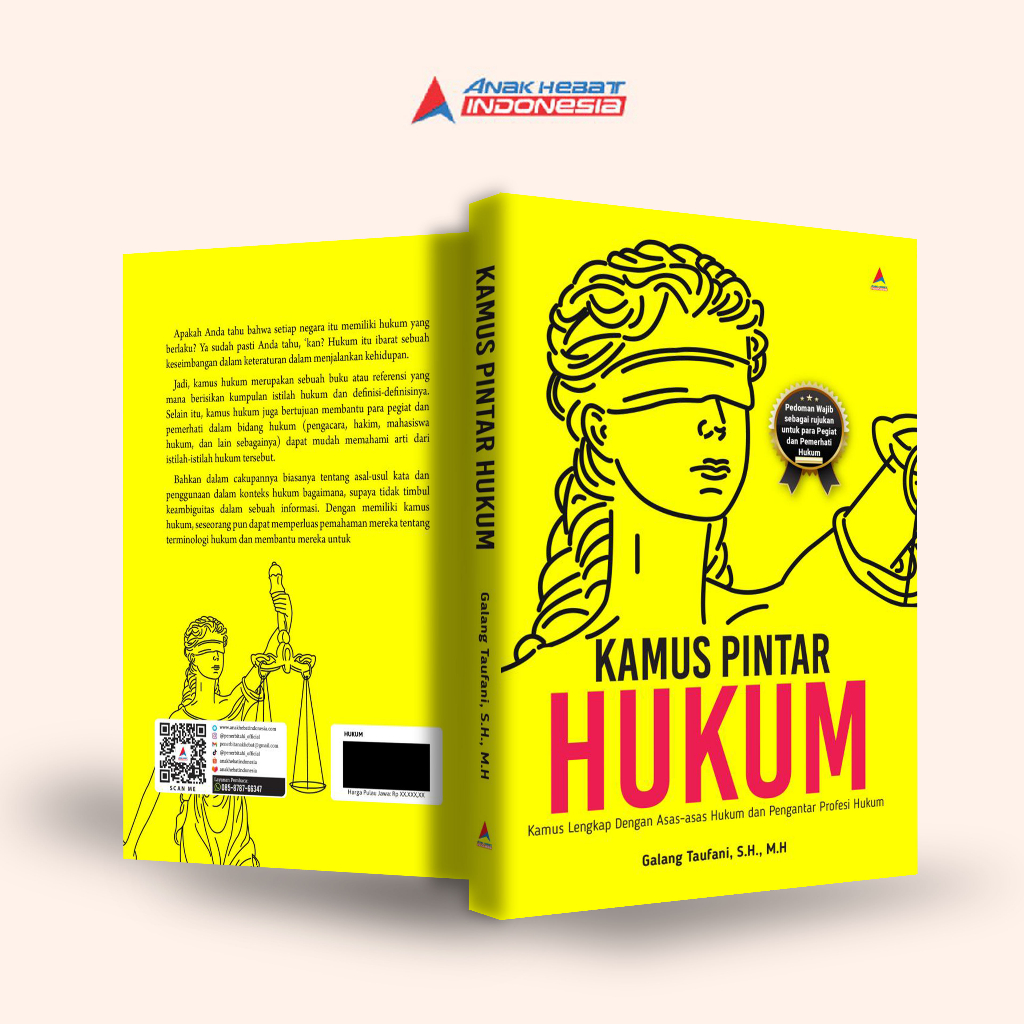 Jual Buku Kamus Pintar Hukum Kamus Lengkap Dengan Asas Asas Hukum Dan