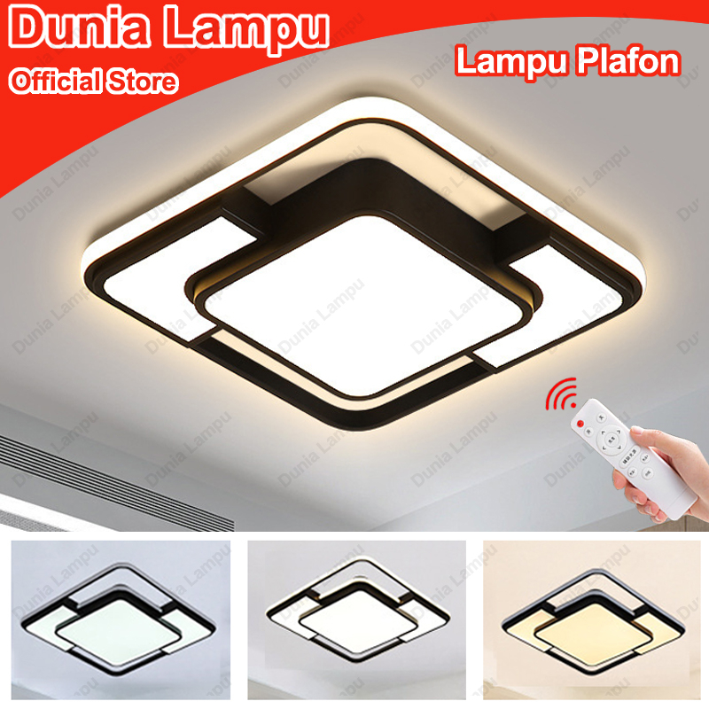 Jual Dunia Lampu Lampu Plafon LED 3 Warna Lampu Hias Rumah Bentuk