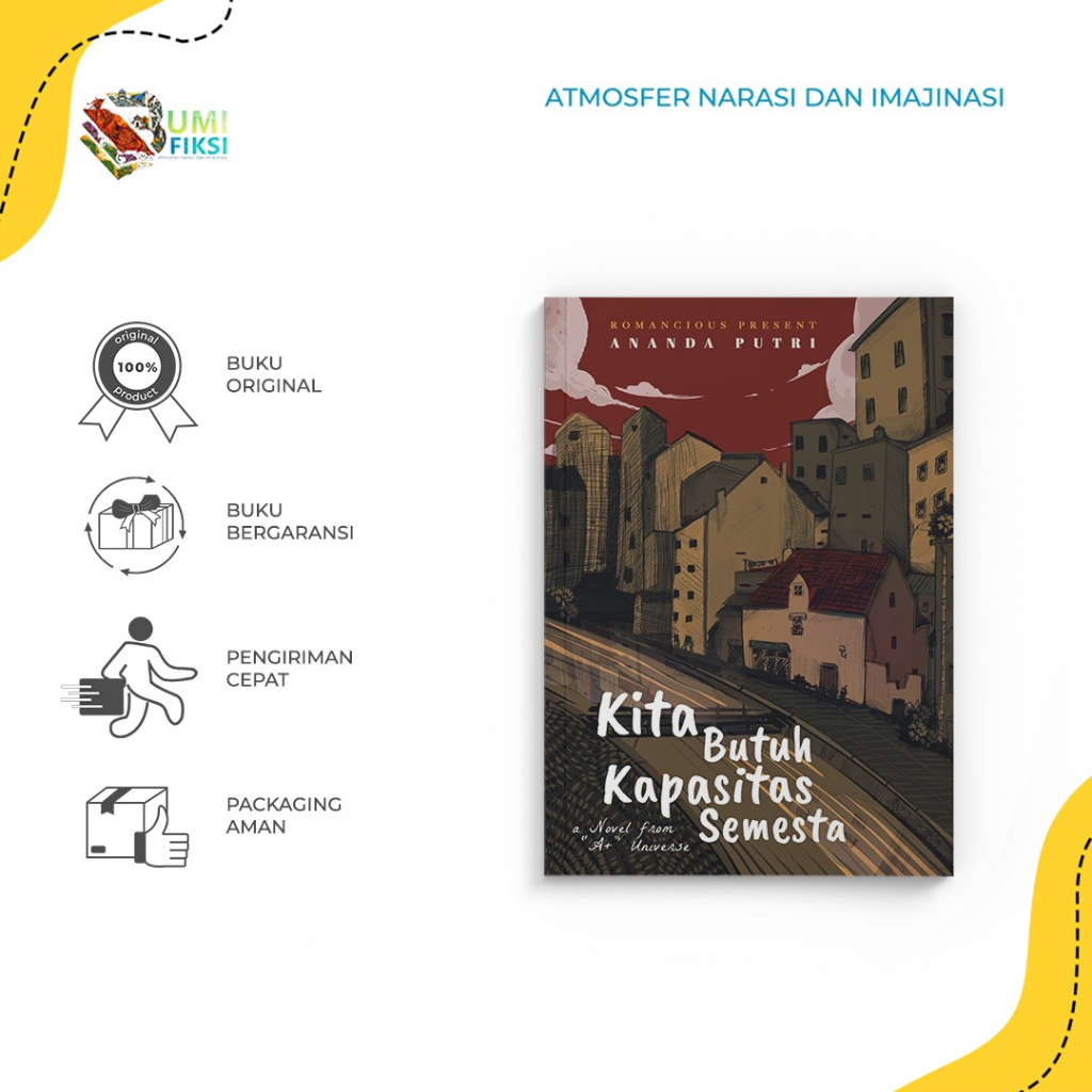 Jual Buku Novel Kita Butuh Kapasitas Semesta Ananda Putri