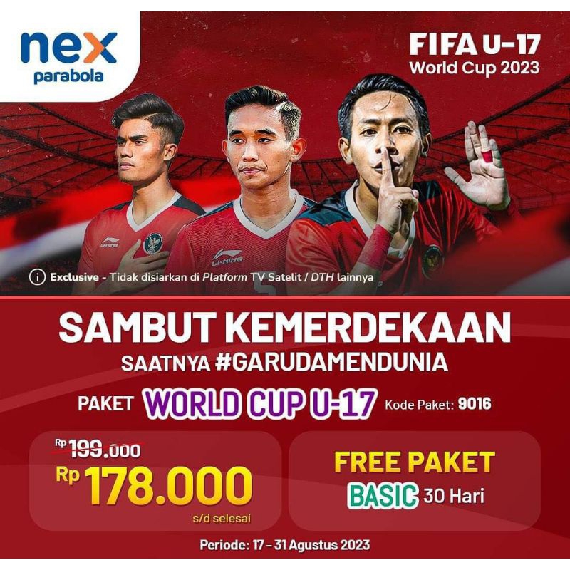 Jual Paket World Cup U Nex Parabola Fifa World Cup U Piala Dunia