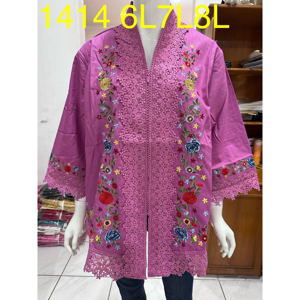 Jual Lamodis Big Size Kebaya Alexuez Bordir Timbul Kebaya Size