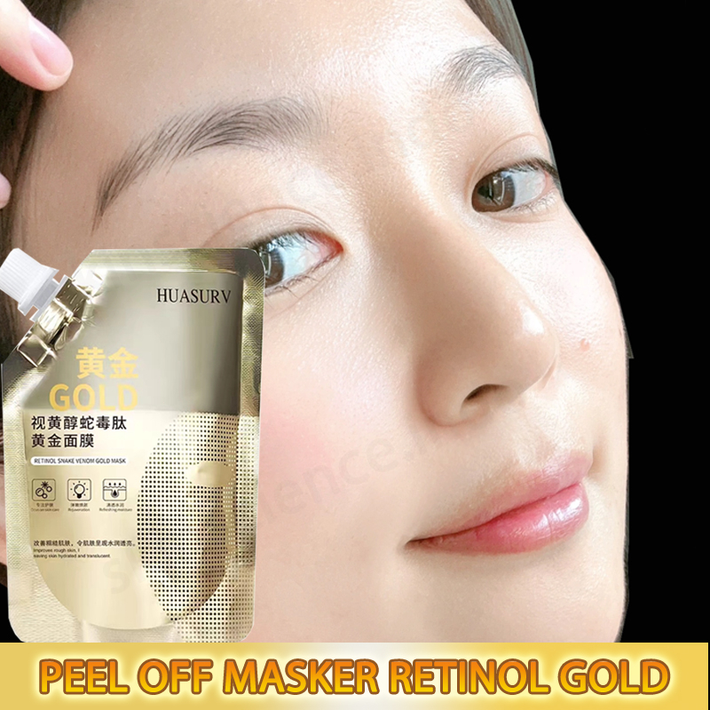 Jual Retinol Snake Venom Gold Mask Original Anti Aging Collagen Gold