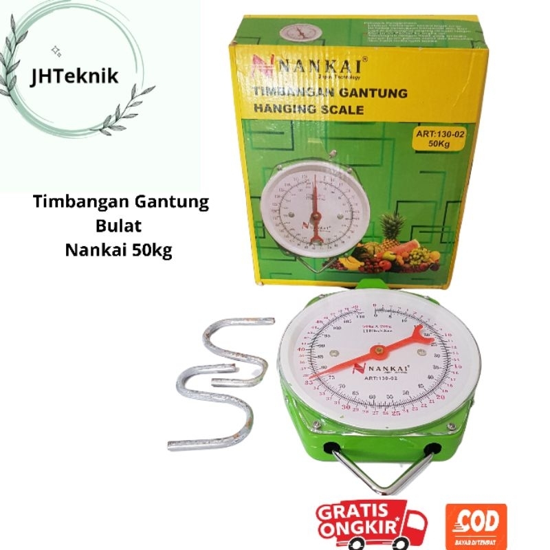 Jual Jhteknik Timbangan Bulat Gantung Kg Nankai Timbangan Gantung