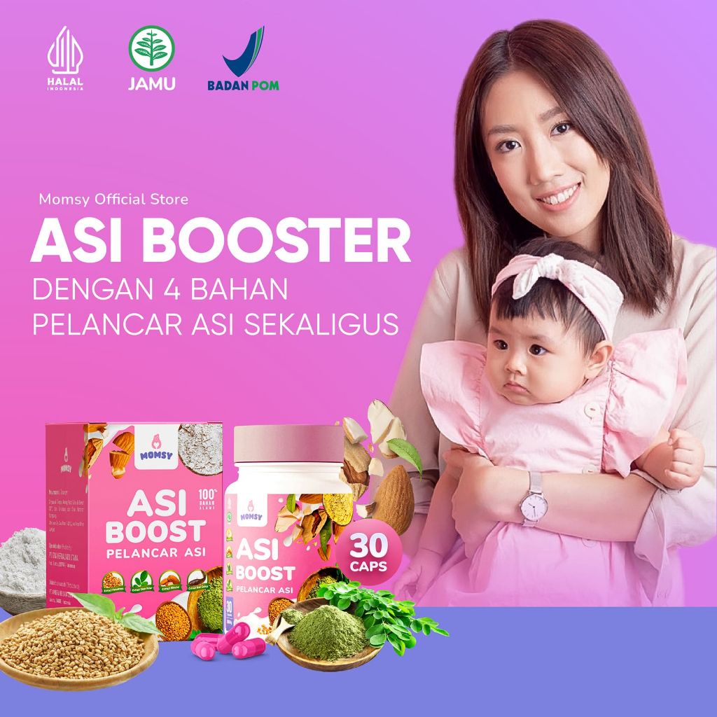 Jual Special Promo Momsy Asi Booster Pelancar Asi Isi Kapsul