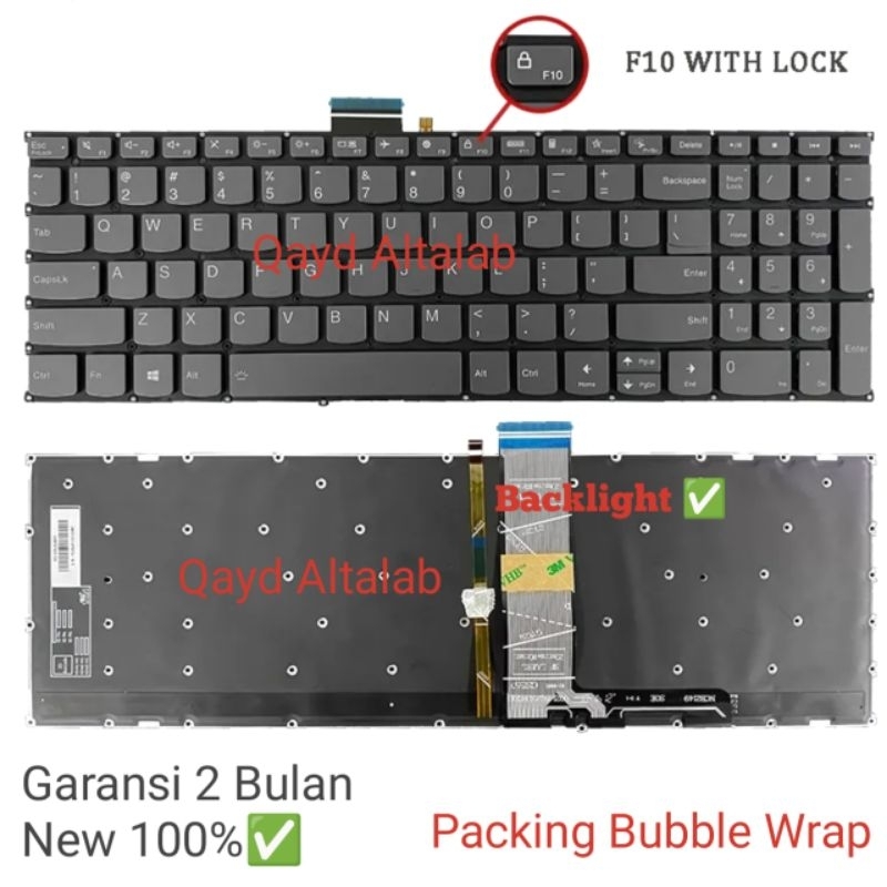 Jual Keyboard Lenovo Ideapad 3 15 3 15ADA6 3 15ALC6 3 15ITL6 Backlight