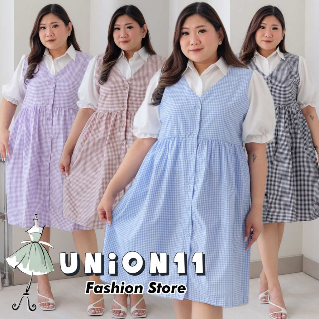 Jual Union Dress Wanita Jumbo Xxxl Dress Jumbo Wanita Ld