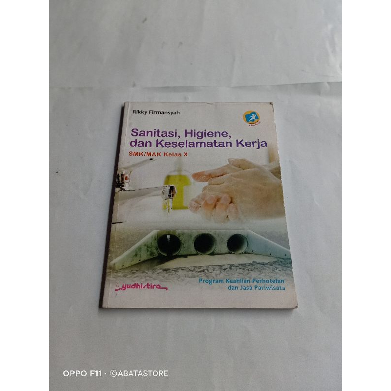 Jual BUKU SANITASI HIGIENE DAN KESELAMATAN KERJA RIKKY FIRMANSYAH 2020