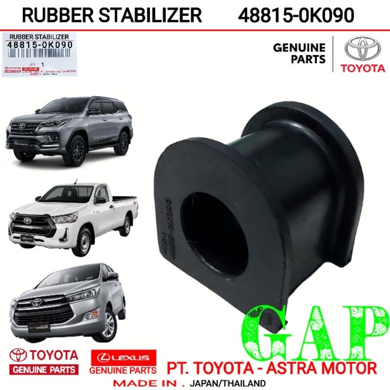 Jual KARET STABIL RUBBER STABILIZER DEPAN TOYOTA INNOVA REBORN HILUX