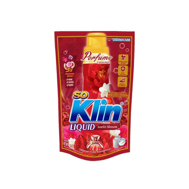 Jual So Klin Liquid Deterjen Cair Scarlett Blossom Ml Shopee