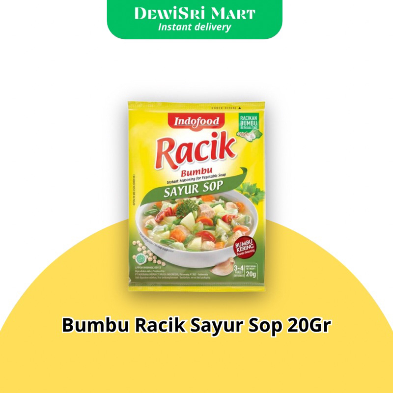 Jual Bumbu Racik Sayur Sop Indofood Gr Dewi Sri Mart Shopee Indonesia