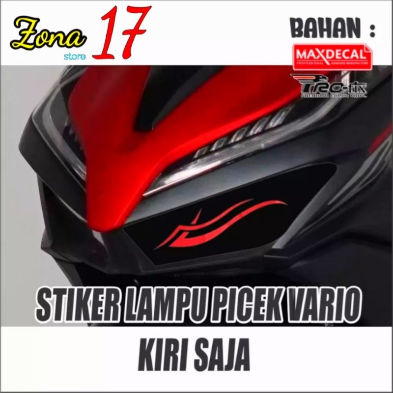 Jual Stiker Lampu Vario New 125 150cc Shopee Indonesia