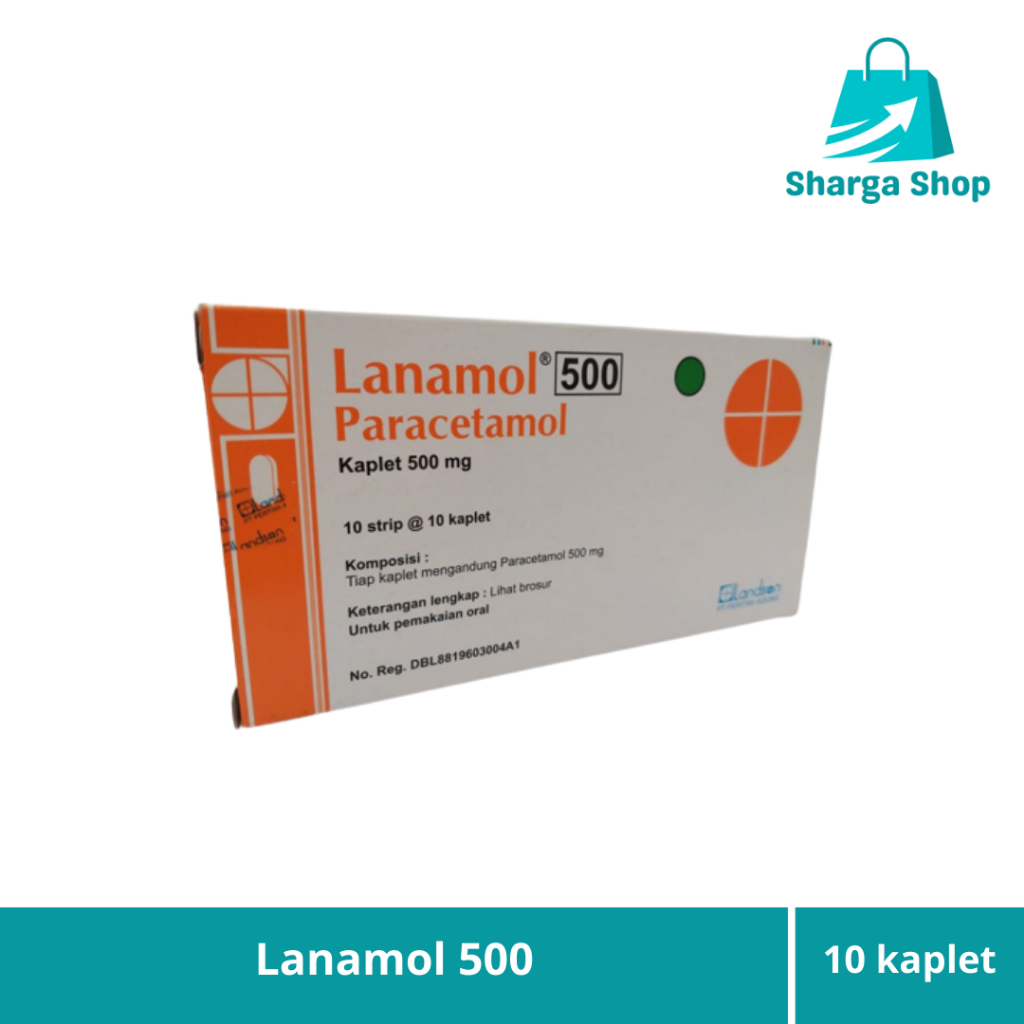 Jual Lanamol Paracetamol Tablet Mg Strip Kaplet Obat Penurun