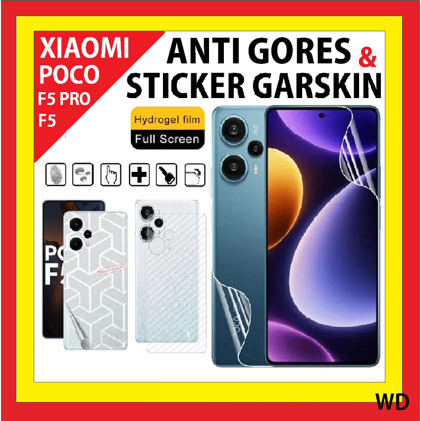 Jual XIAOMI POCO F5 F5 PRO ANTI GORES HYDROGEL HYDRO GEL CLEAR GLARE