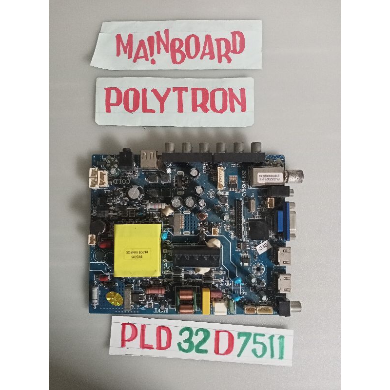 Jual Main Board MB Mainboard Motherboard TV TV Polytron Model PLD