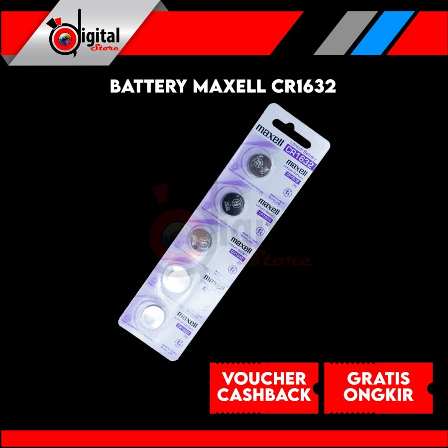 Jual Battery Maxell Cr Lithium Battery V Original Shopee Indonesia