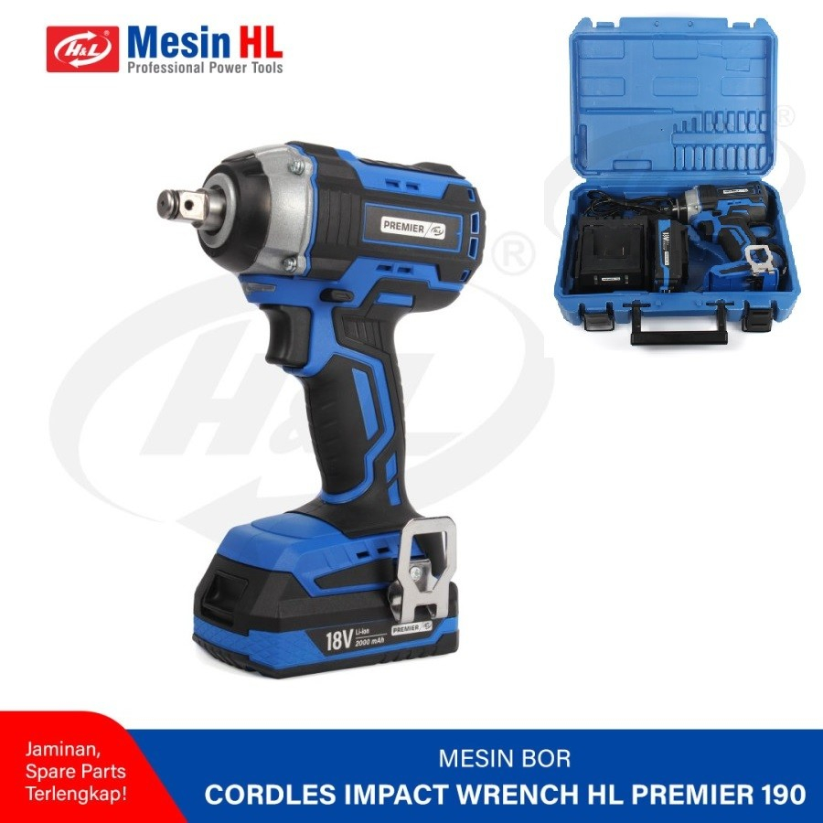 Jual Mesin Impact Baterai Nm Cordless Impact Wrench Brushless Hl