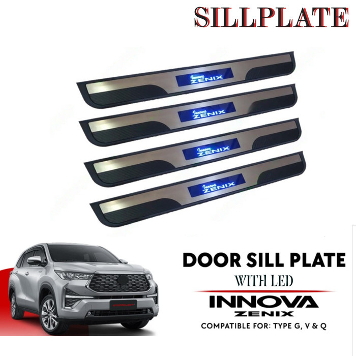 Jual Sillplate Samping Pintu Innova Zenix 2023 2024 Door Sill Plate