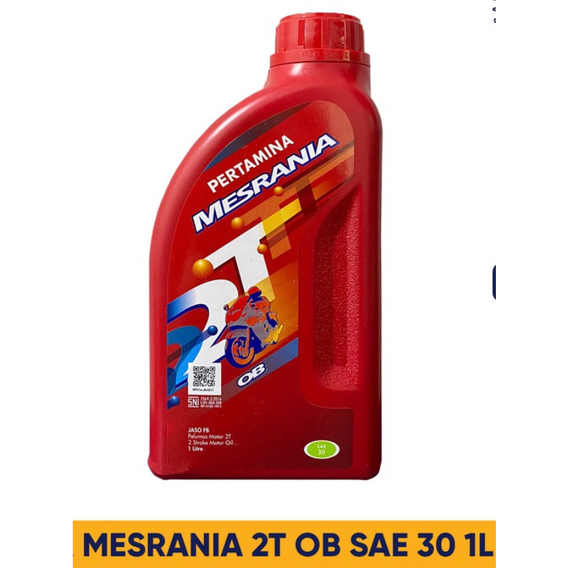 Jual OLI SAMPING MESRANIA 2T OB SAE 30 PERTAMINA 1LITER Shopee Indonesia