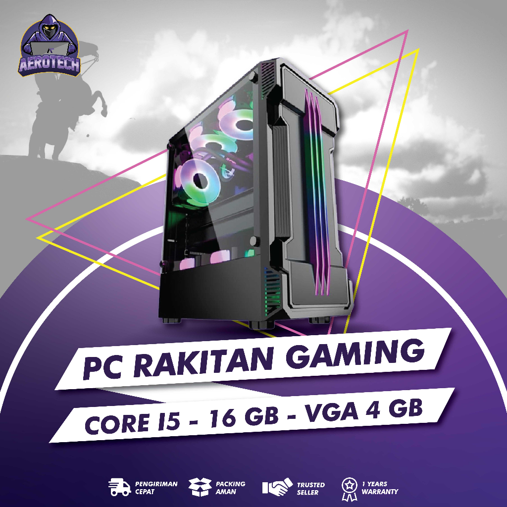 Jual Pc Rakitan Gaming Editing Desain Core I F Vga Gb Full