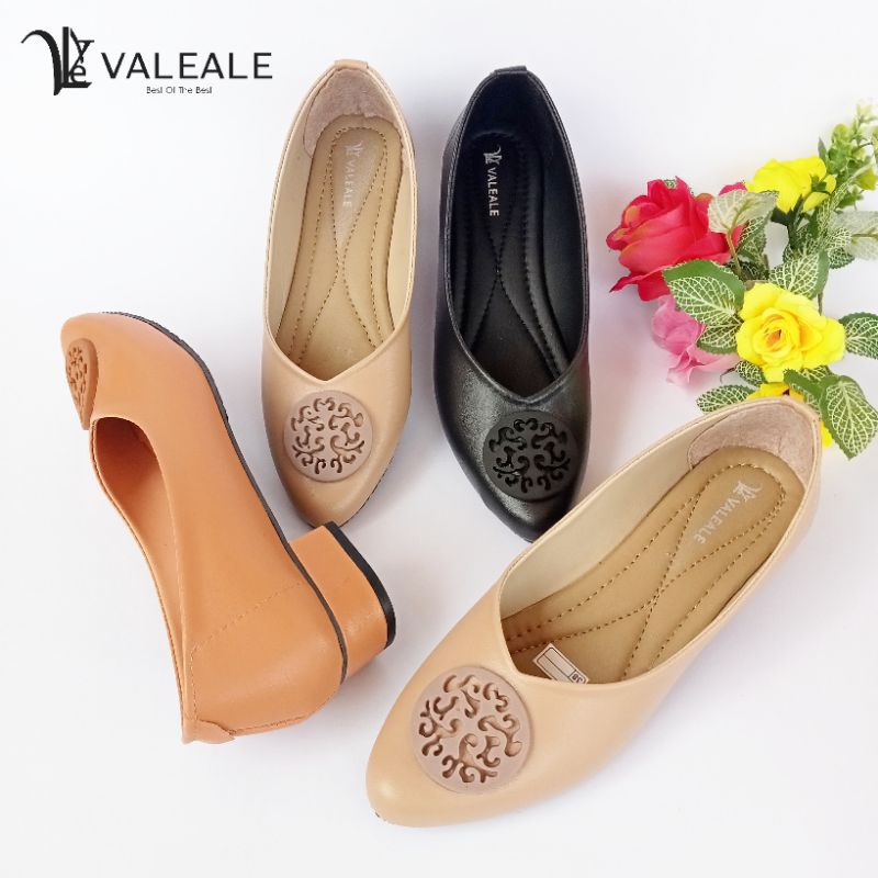 Jual Sepatu Kerja Wanita Hak 3 Cm ALINA VALEALE Pantofel Wanita Sepatu