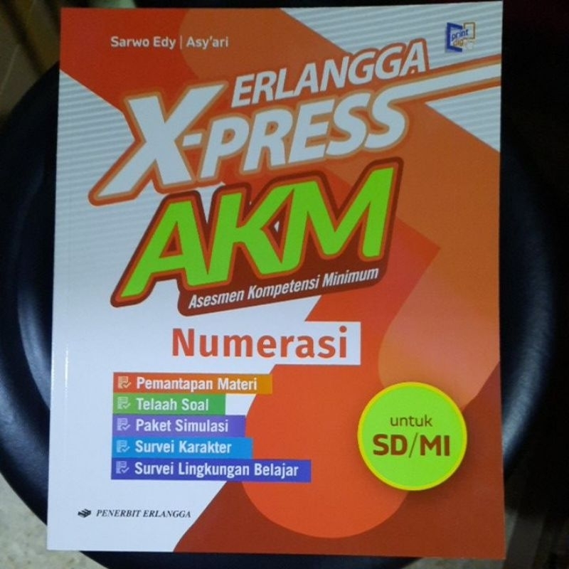 Jual X Pres Akm SD MI Erlangga Numerasi Literasi Belajar Shopee