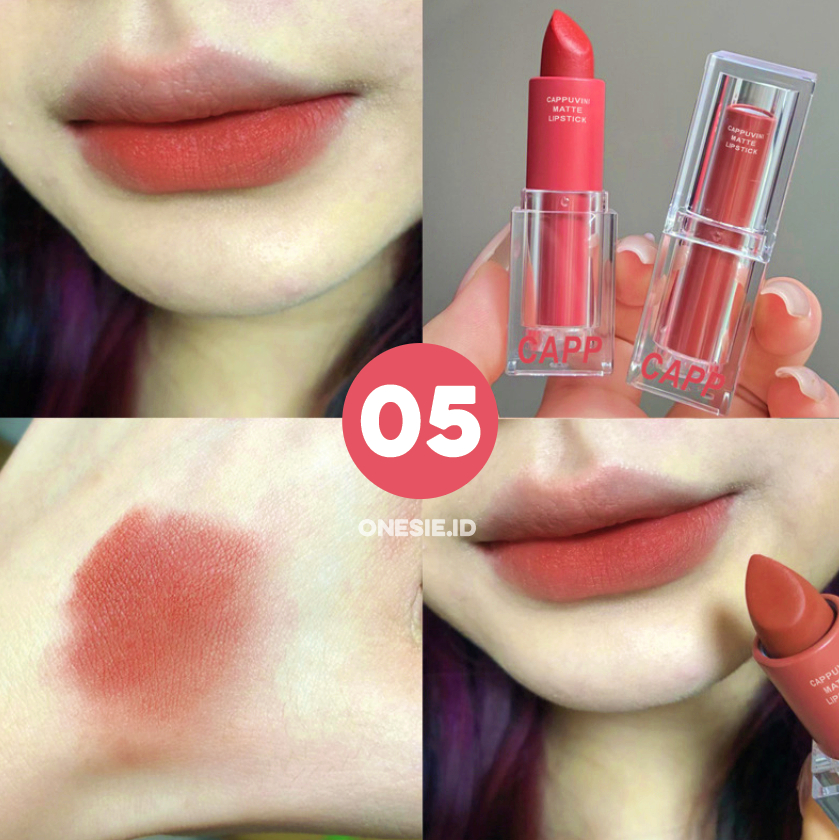 Jual Bpom Cappuvini Nude Matte Lipstick Warna Nude Color Mosturizing