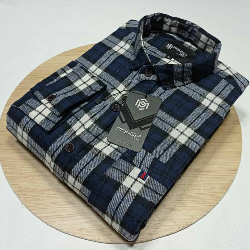 Jual Kemeja Flanel Couple Lengan Panjang Kemeja Flanel Unisek Lengan