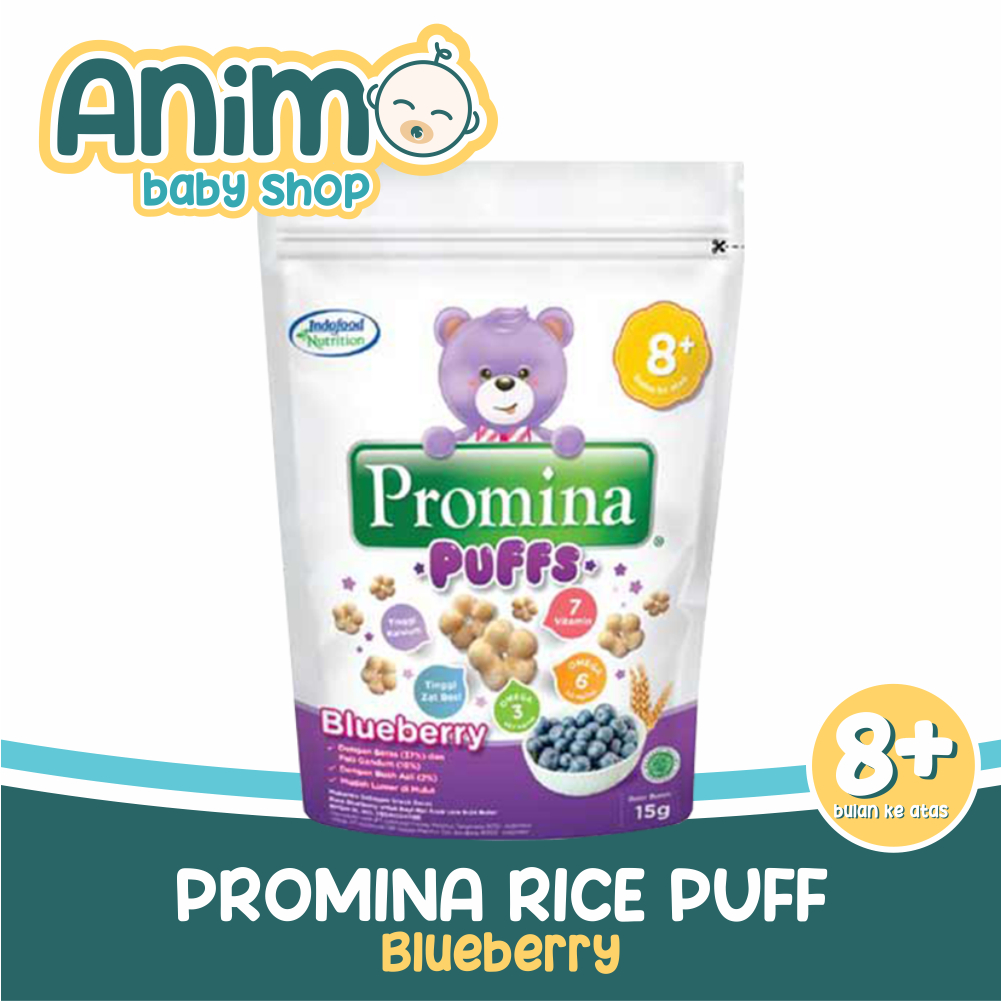 Jual PROMINA 8 PUFF BANANA PEACH BLUEBERRY STRAWBERRY APEL 15gr